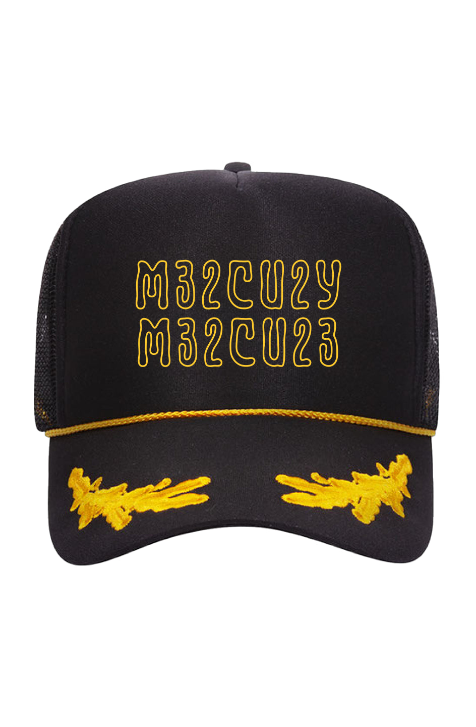 Mercure 23 Gold Leaf Crown Trucker Hat