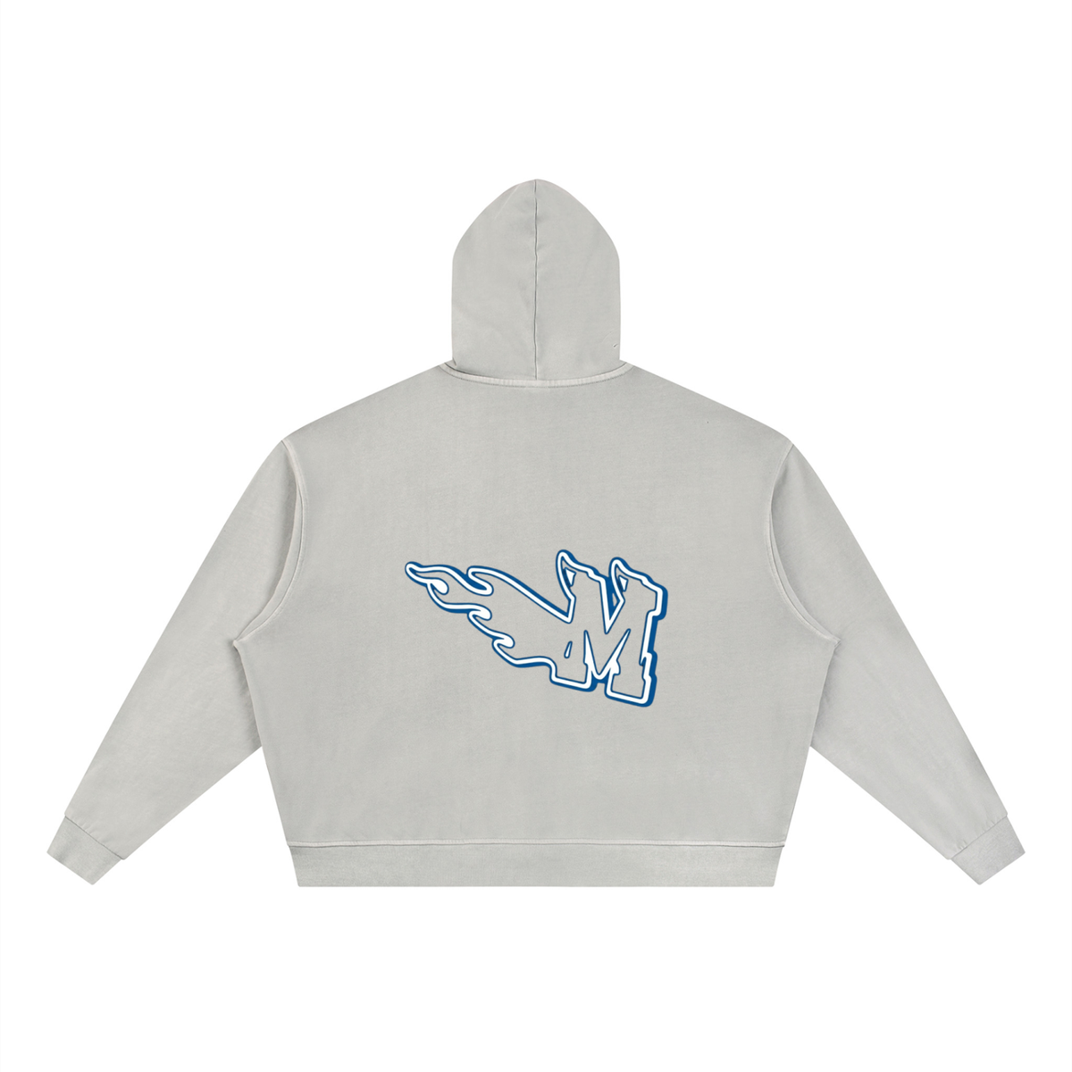 Unisex Vintage Wash Full Zip Boxy Hoodie ODMPOD