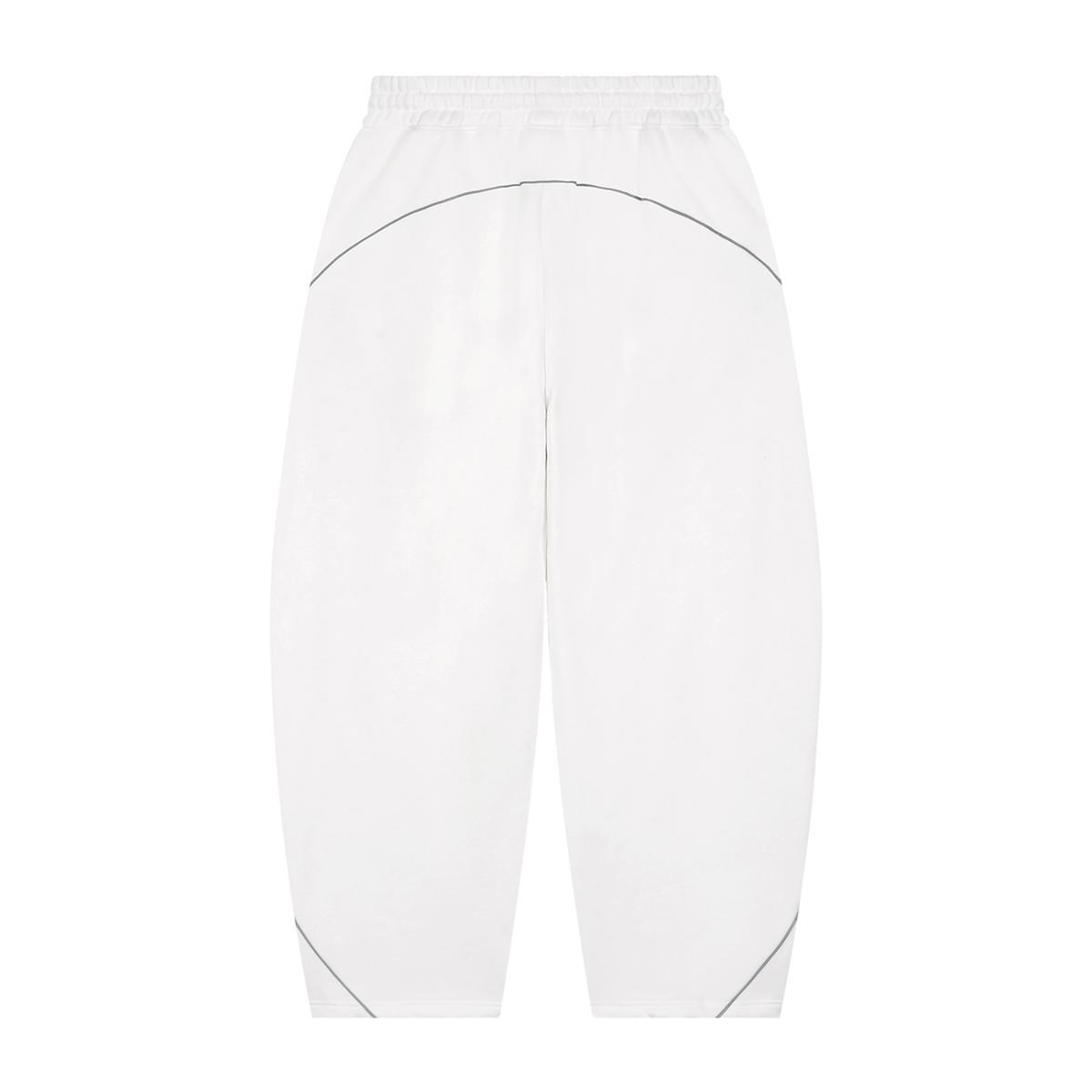 Unisex Piping Fleece Barrel Leg Sweatpants ODMPOD