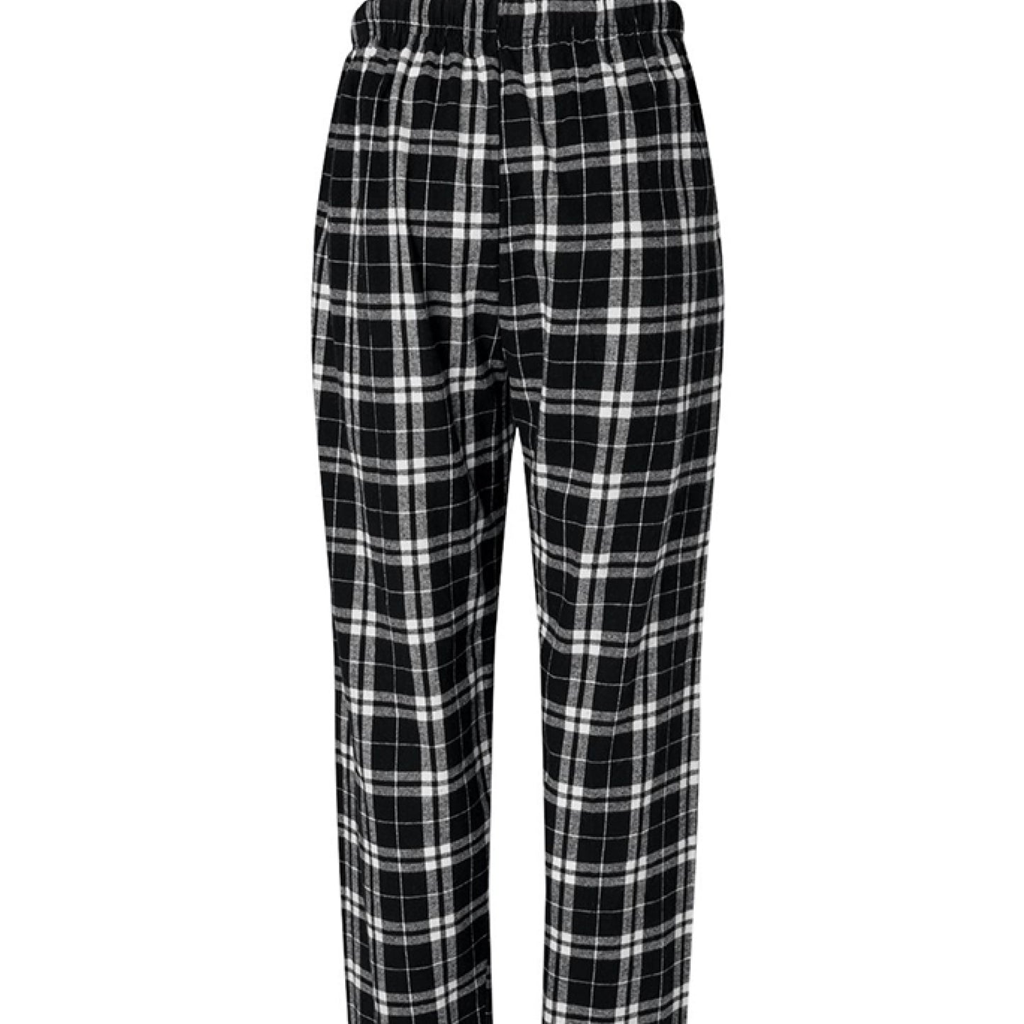 Black/ White Buffalo Plaid - BACK