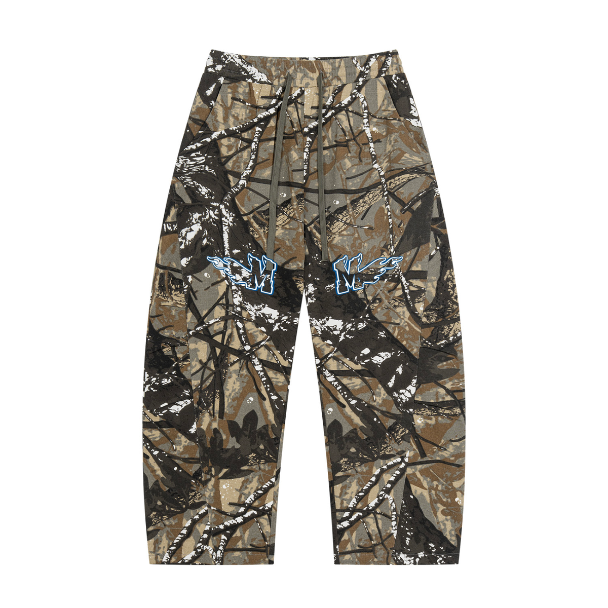 Unisex Tree Camo Barrel Leg Pants ODMPOD