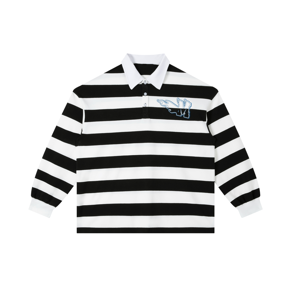 Color Block Stripe Polo Shirt ODMPOD