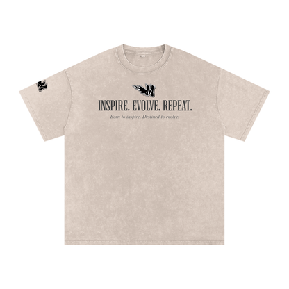 Snow Washed Oversized Cotton T-Shirt ODMPOD