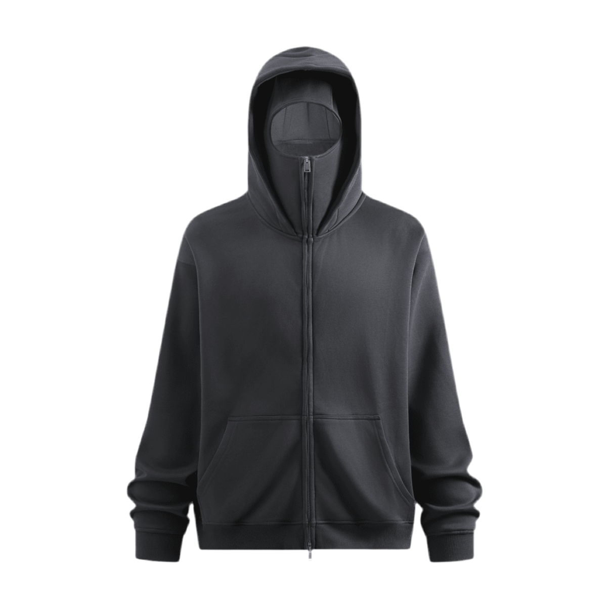 Windproof Sports Zip-up Hoodie with Built-in Face Mask MERCURY MERCURE