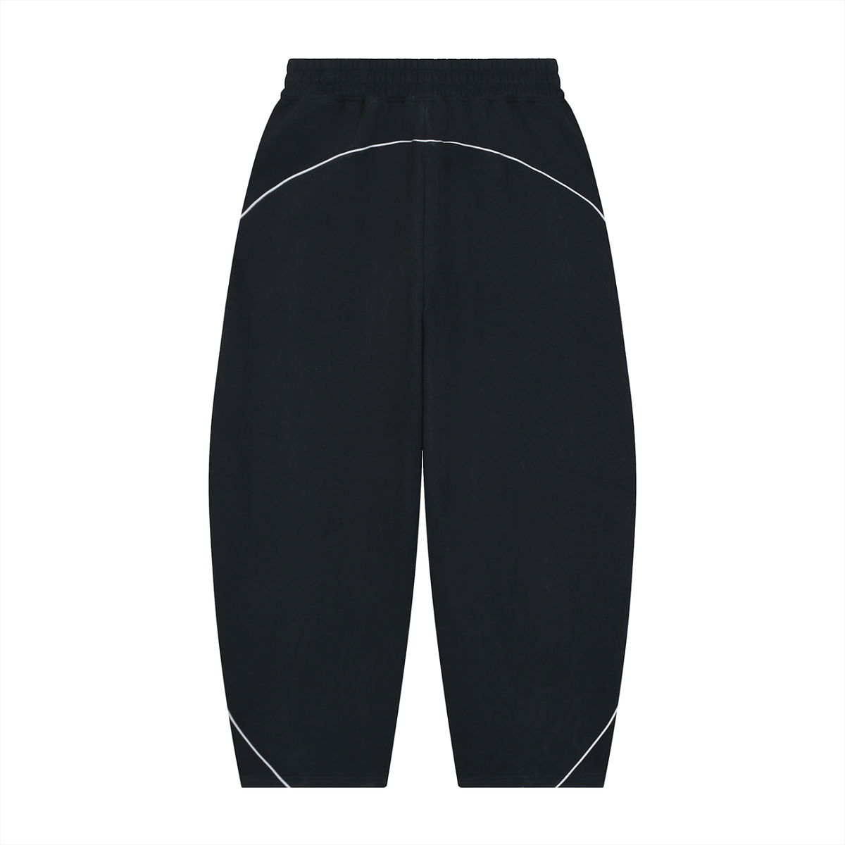 Unisex Piping Fleece Barrel Leg Sweatpants ODMPOD