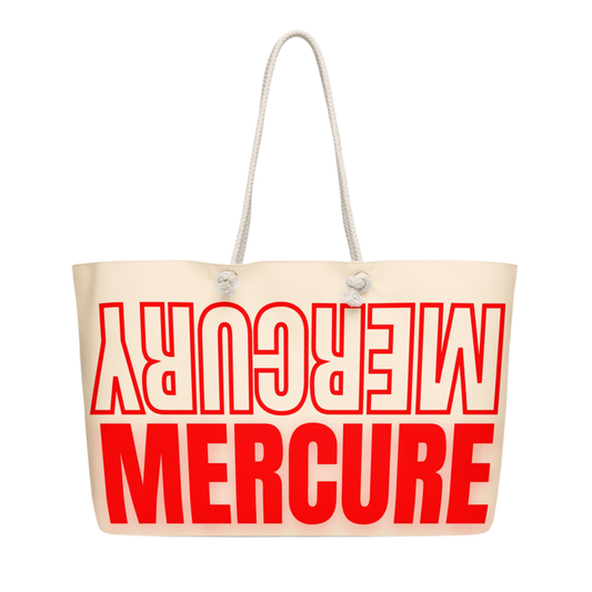 Mercure Evolve print logo Oversized weekender bag MERCURY MERCURE