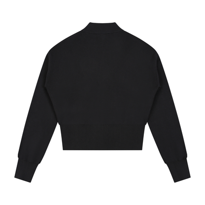 Women’s Mock Neck Zip Up Cardigan ODMPOD