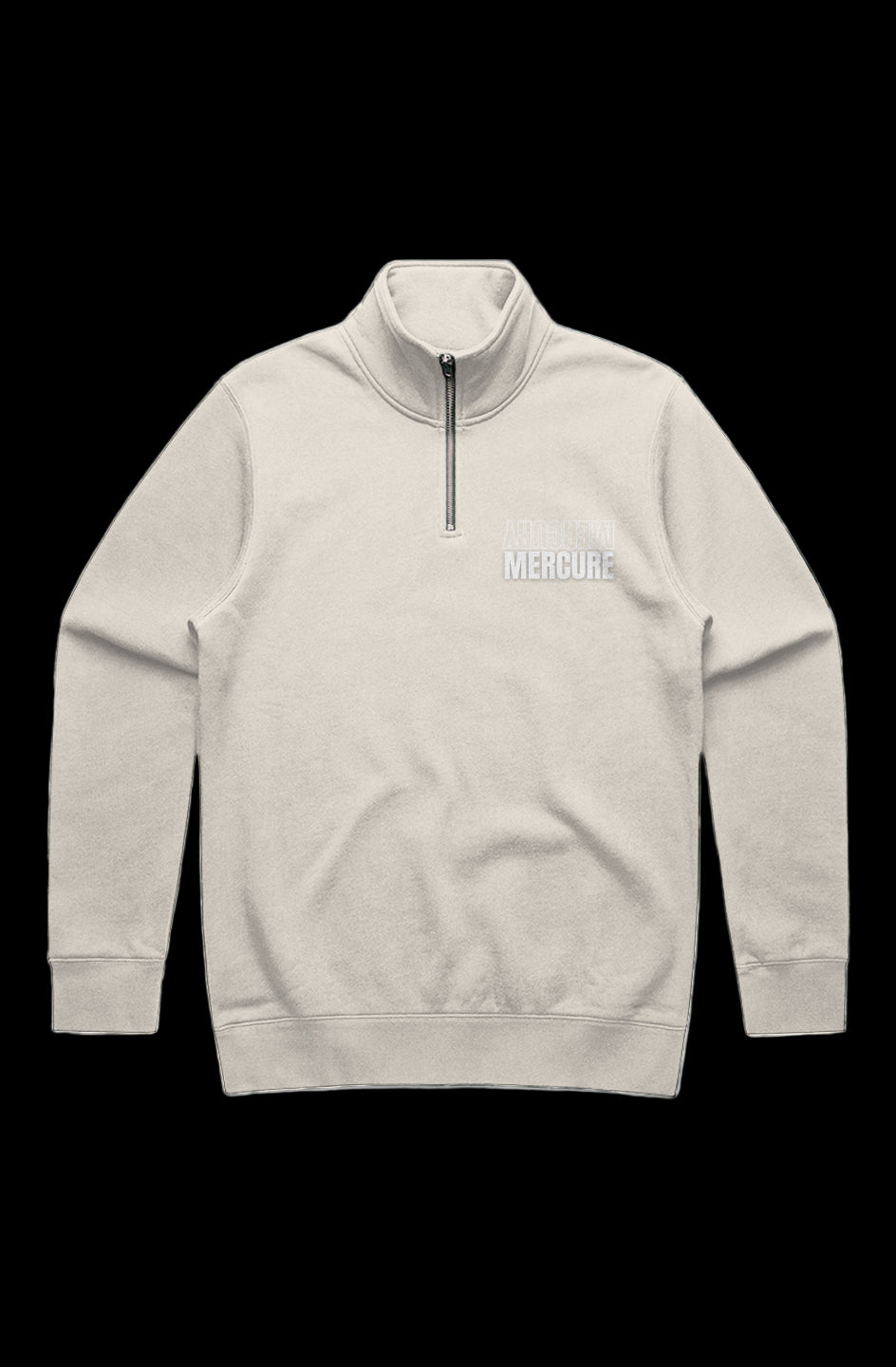 Mercure MENS STENCIL HALF ZIP Apliiq
