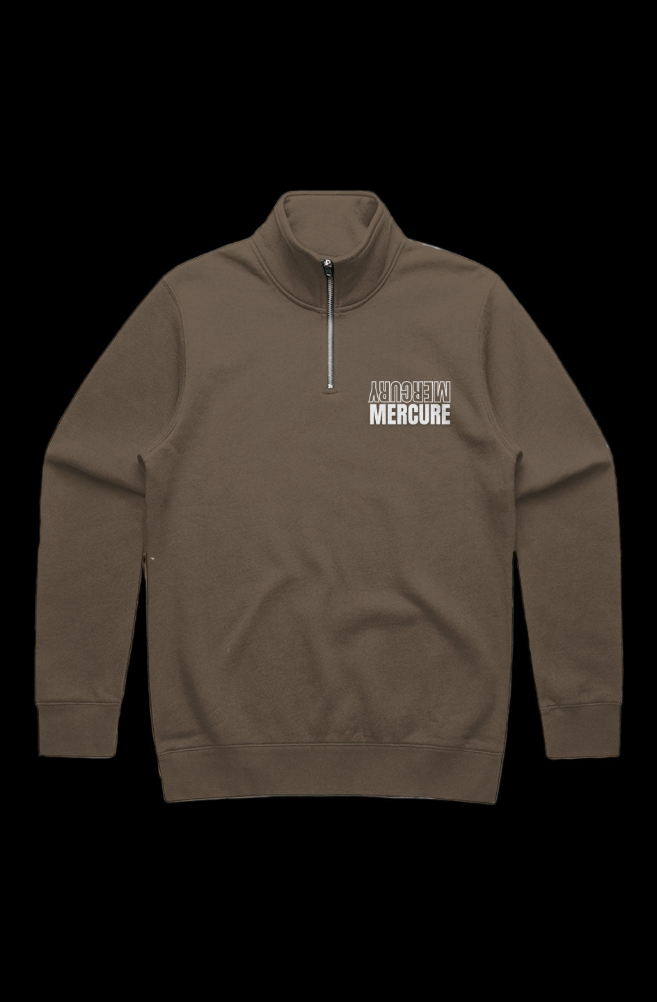 Mercure MENS STENCIL HALF ZIP Apliiq
