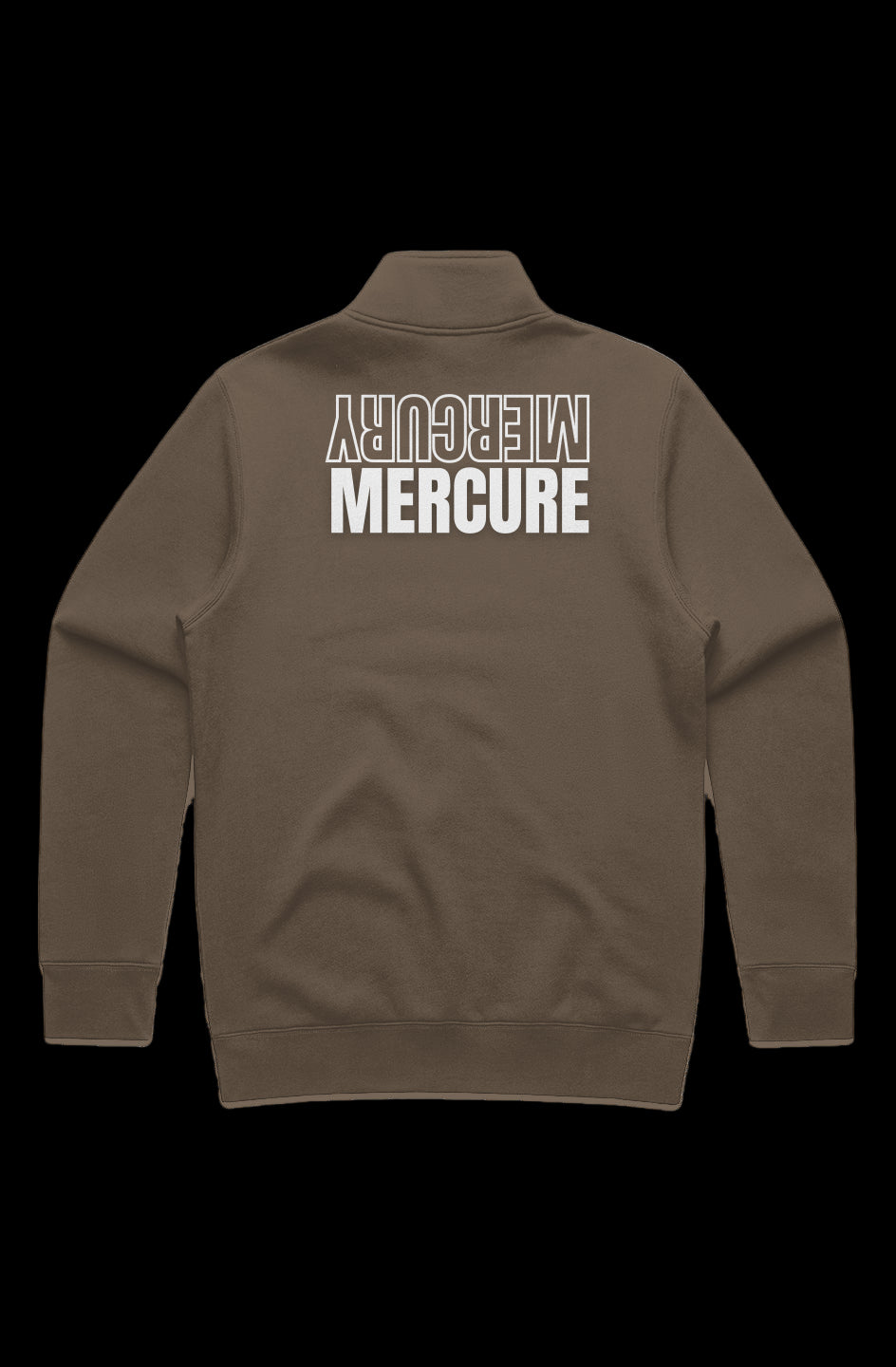 Mercure MENS STENCIL HALF ZIP Apliiq