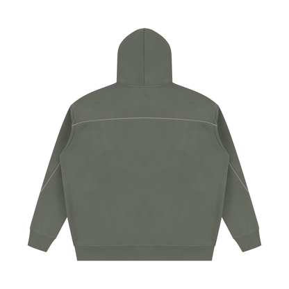Unisex Oversized Piping Fleece Hoodie ODMPOD