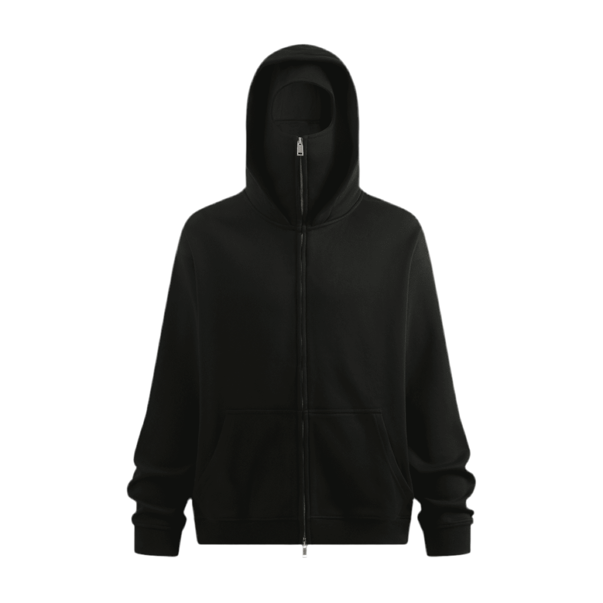 Windproof Sports Zip-up Hoodie with Built-in Face Mask MERCURY MERCURE