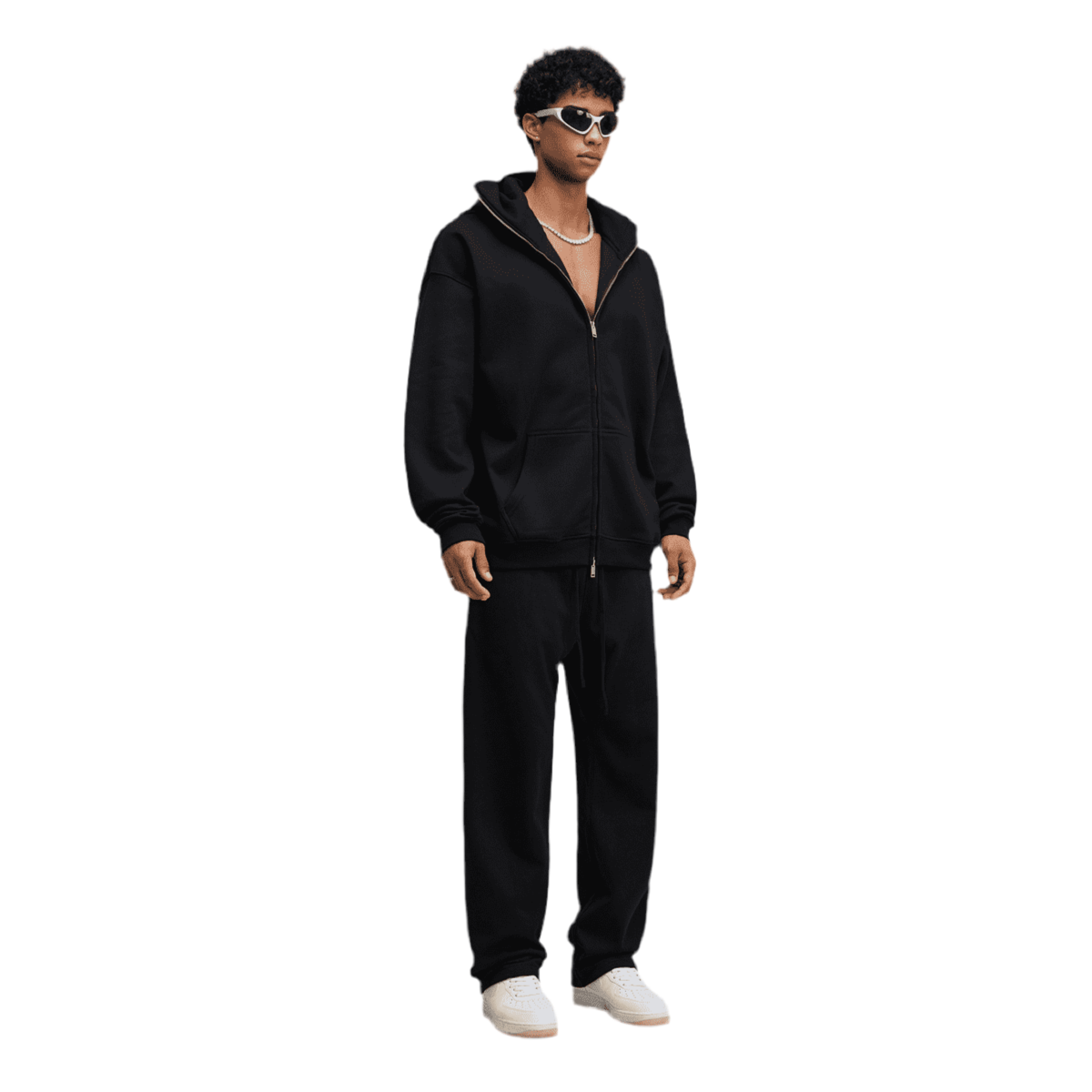 Windproof Sports Zip-up Hoodie with Built-in Face Mask MERCURY MERCURE