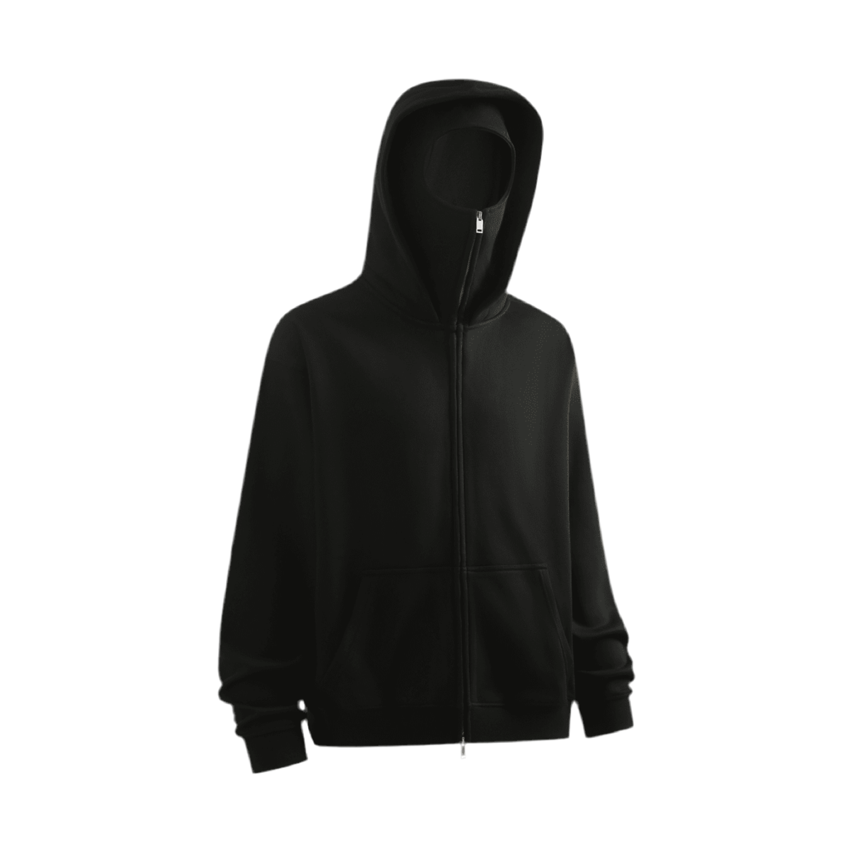 Windproof Sports Zip-up Hoodie with Built-in Face Mask MERCURY MERCURE