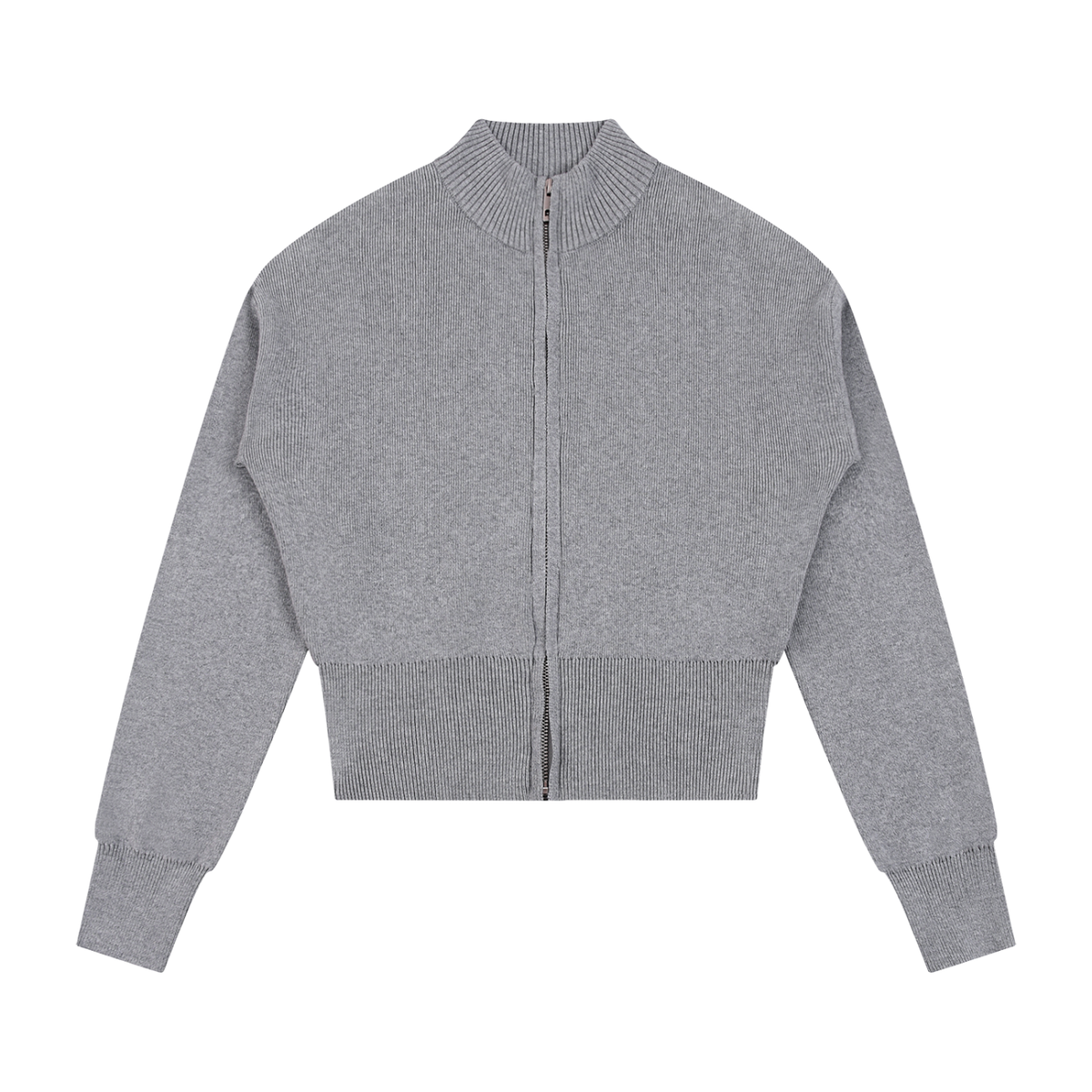 Women’s Mock Neck Zip Up Cardigan ODMPOD