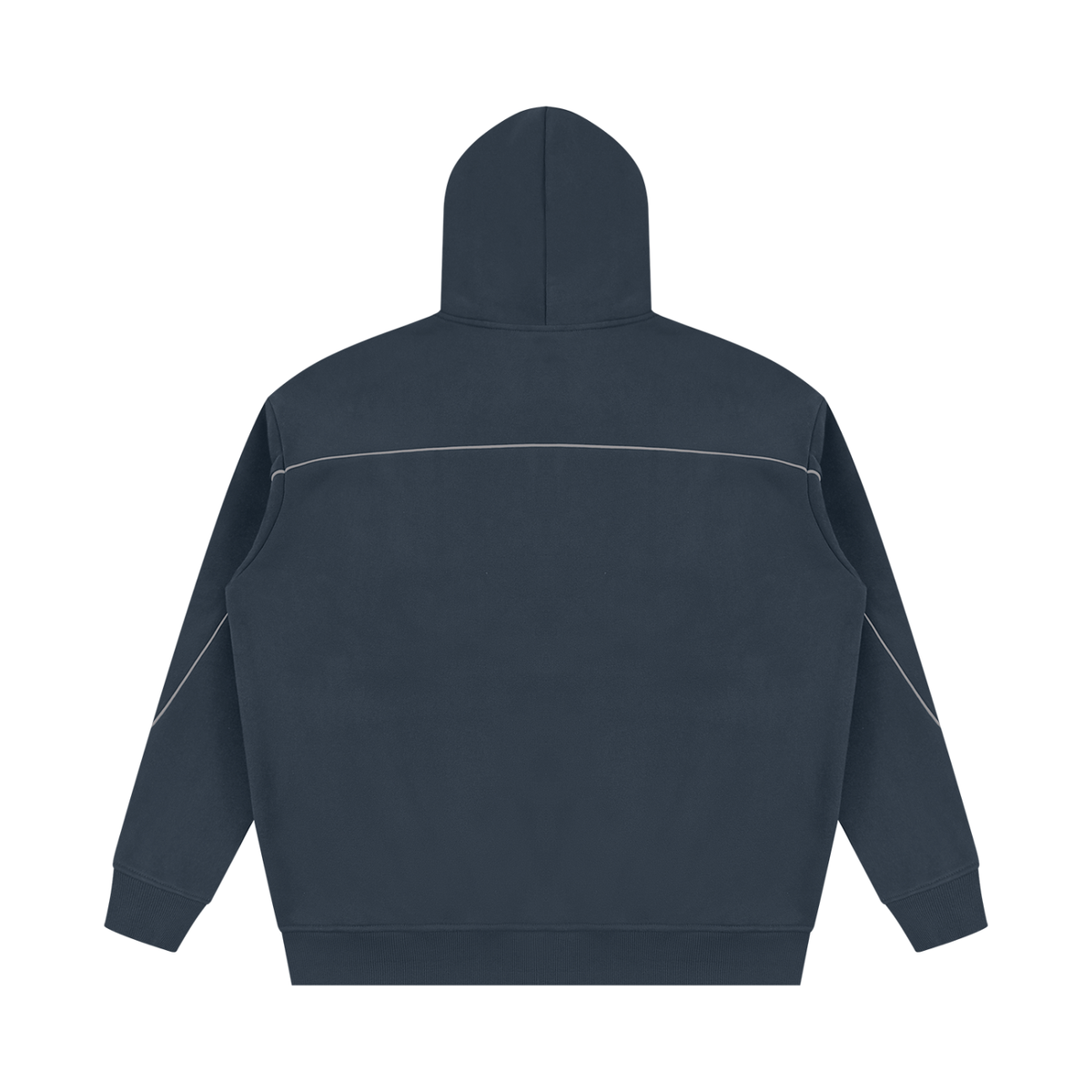 Unisex Oversized Piping Fleece Hoodie ODMPOD