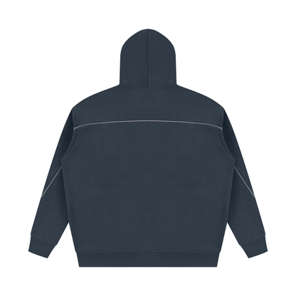 Unisex Oversized Piping Fleece Hoodie ODMPOD