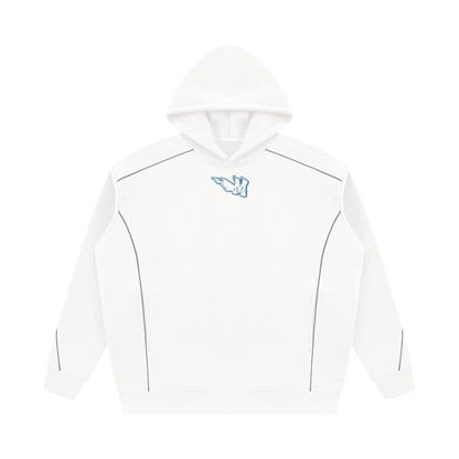 Unisex Oversized Piping Fleece Hoodie ODMPOD
