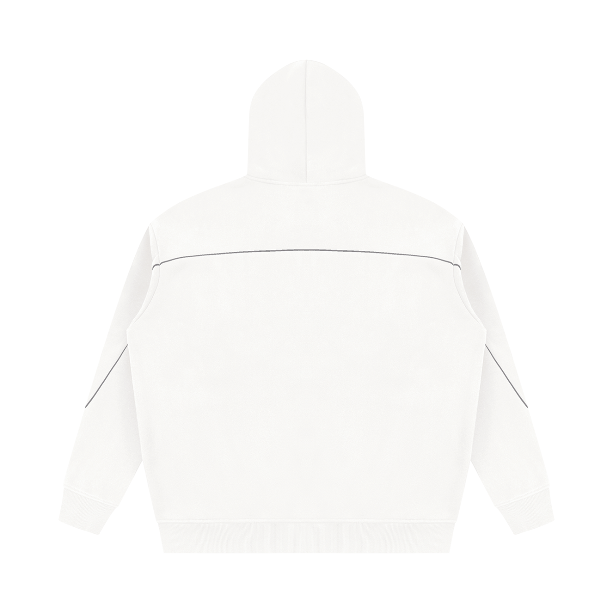 Unisex Oversized Piping Fleece Hoodie ODMPOD