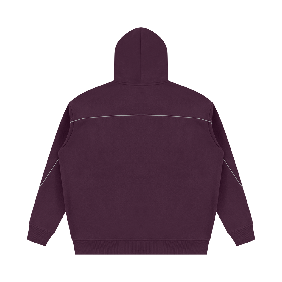 Unisex Oversized Piping Fleece Hoodie ODMPOD