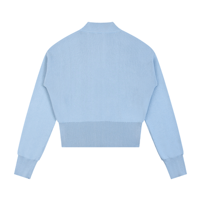 Women’s Mock Neck Zip Up Cardigan ODMPOD