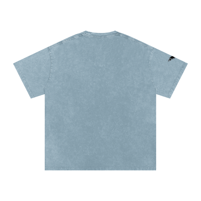 Snow Washed Oversized Cotton T-Shirt ODMPOD