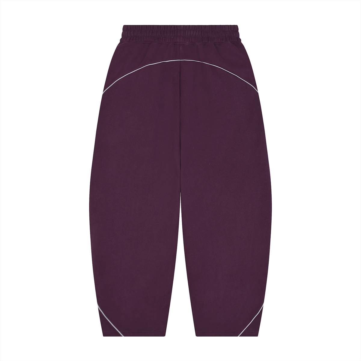 Unisex Piping Fleece Barrel Leg Sweatpants ODMPOD