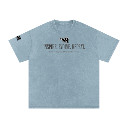 Snow Washed Oversized Cotton T-Shirt ODMPOD