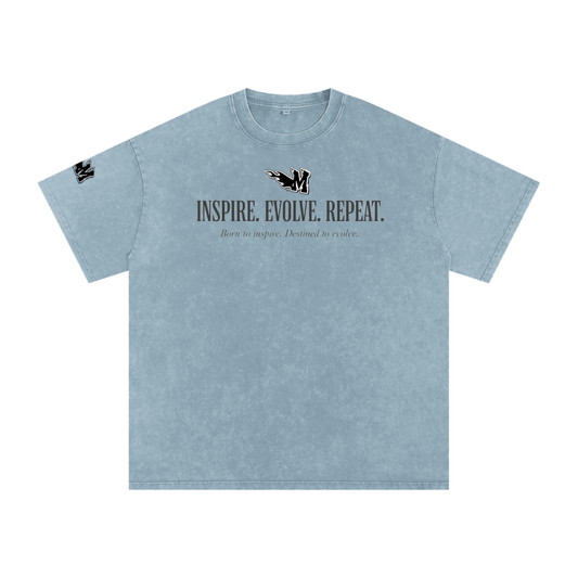 Snow Washed Oversized Cotton T-Shirt ODMPOD