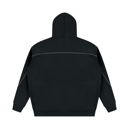 Unisex Oversized Piping Fleece Hoodie ODMPOD