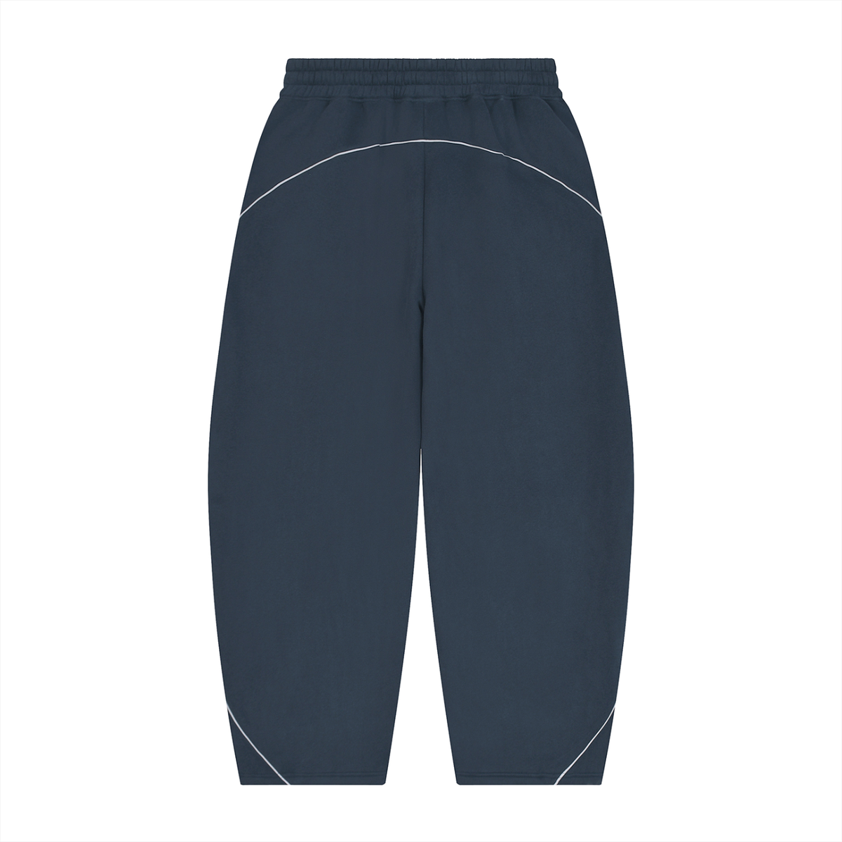 Unisex Piping Fleece Barrel Leg Sweatpants ODMPOD