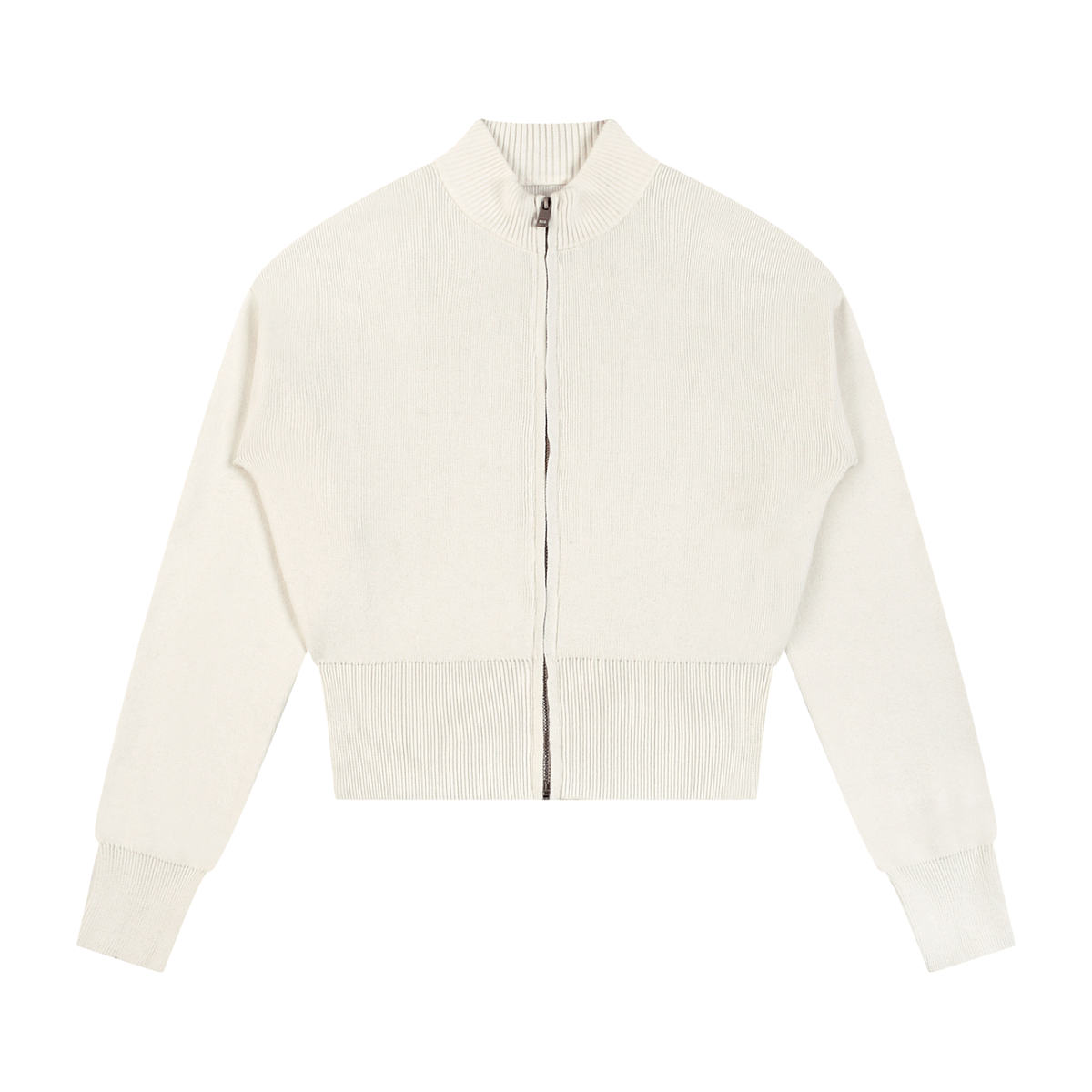 Women’s Mock Neck Zip Up Cardigan ODMPOD