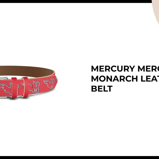 MERCURY MERCURE MONARCH Leather Belt by@Outfy